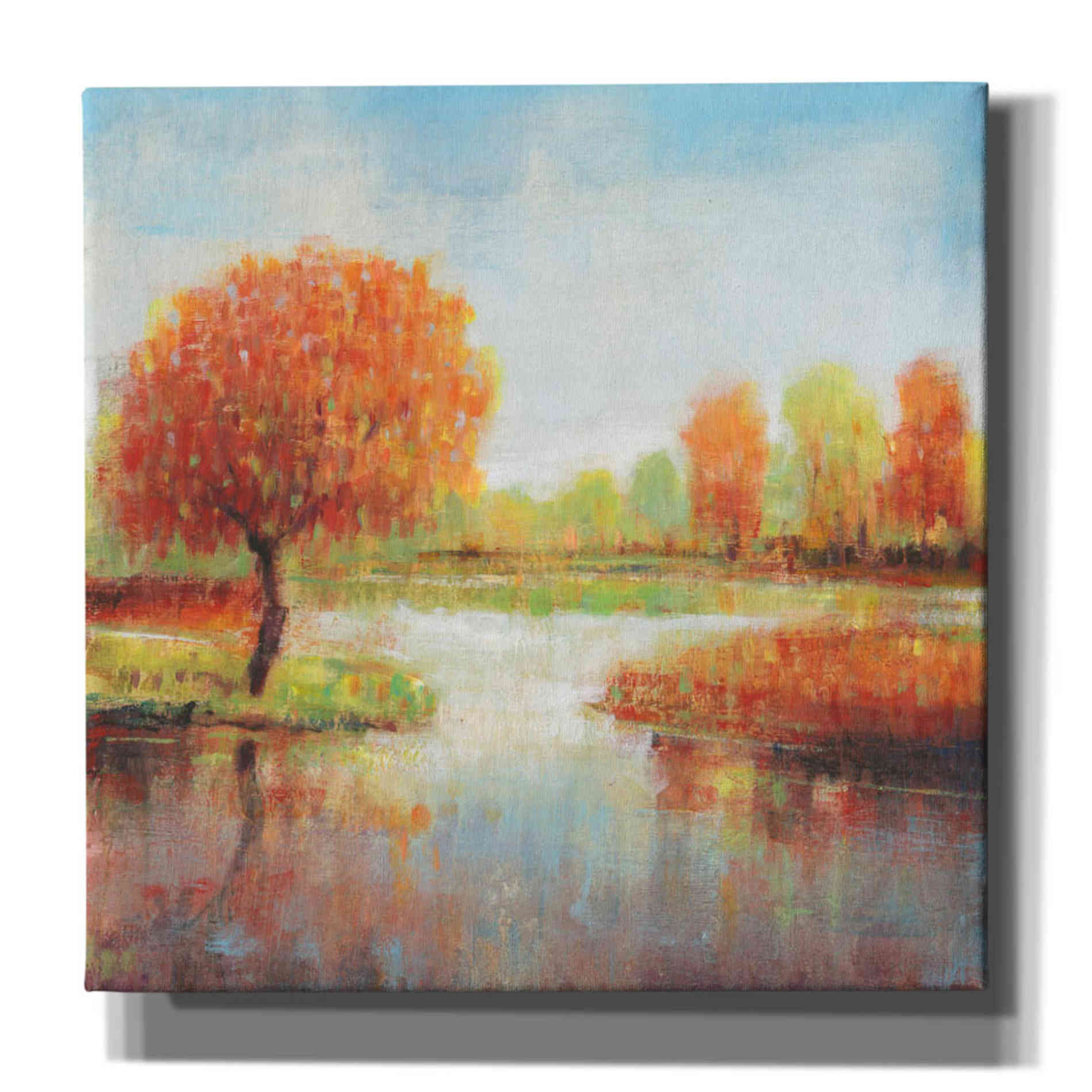 'Lake Reflection I' by Tim O'Toole, Canvas Wall Art