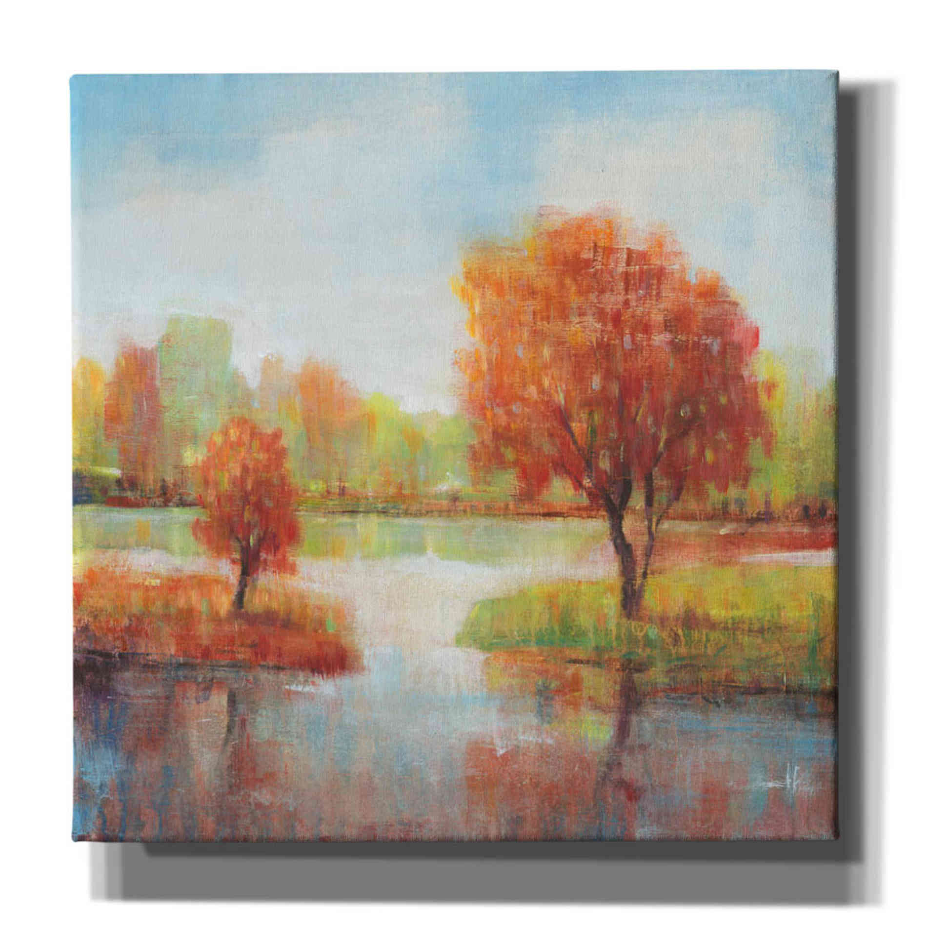 'Lake Reflections II' by Tim O'Toole, Canvas Wall Art