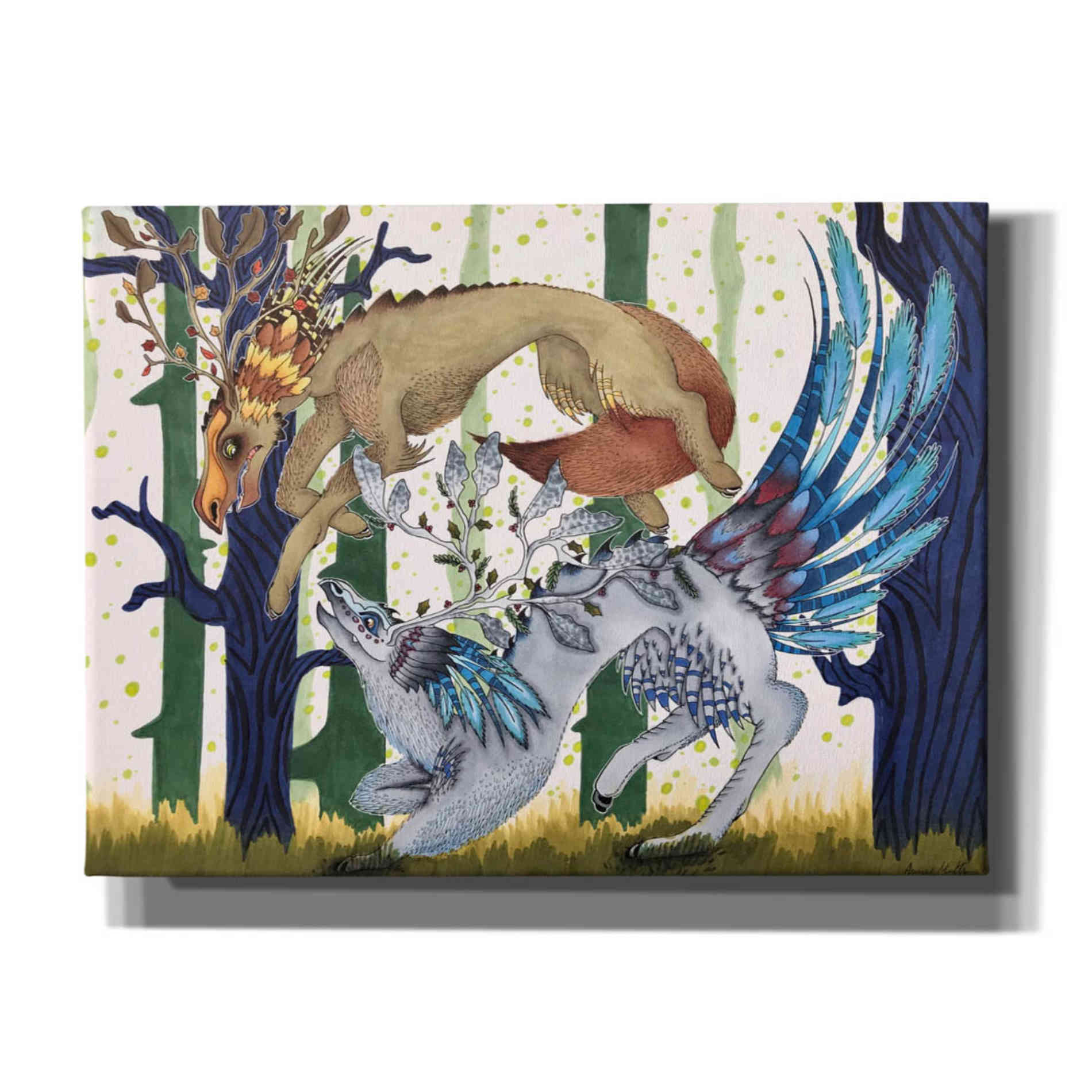 'The Chase' by Avery Multer, Canvas Wall Art