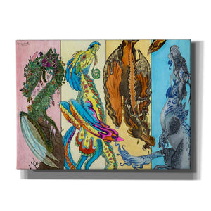 'The Four Seasons' by Avery Multer, Canvas Wall Art