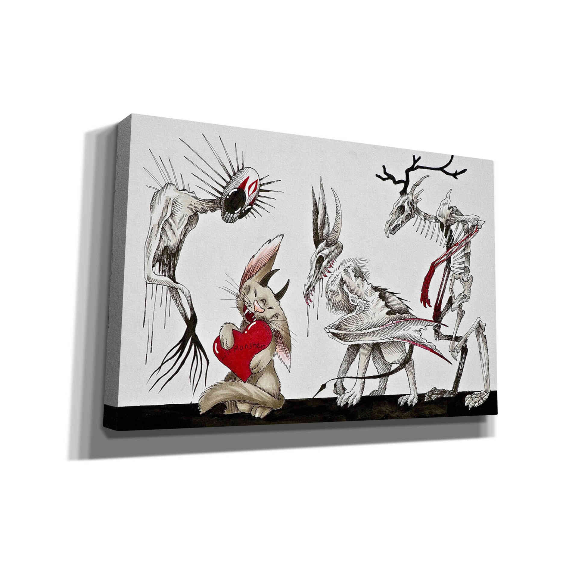 'L'il Monster' by Avery Multer, Canvas Wall Art