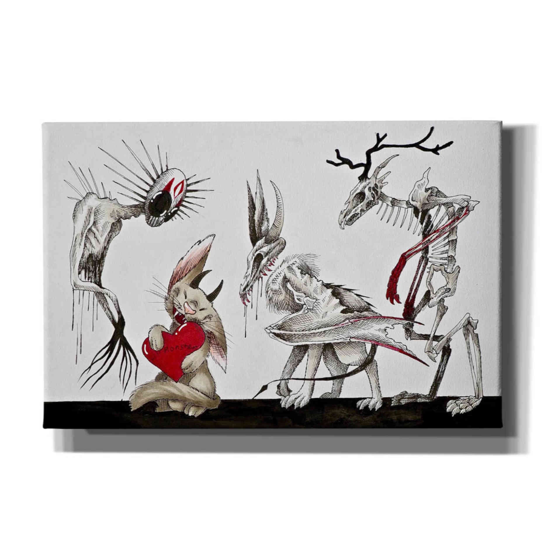 'L'il Monster' by Avery Multer, Canvas Wall Art