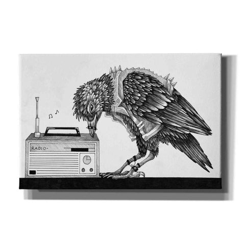 Image of 'Heavy Metal Crow' by Avery Multer, Canvas Wall Art