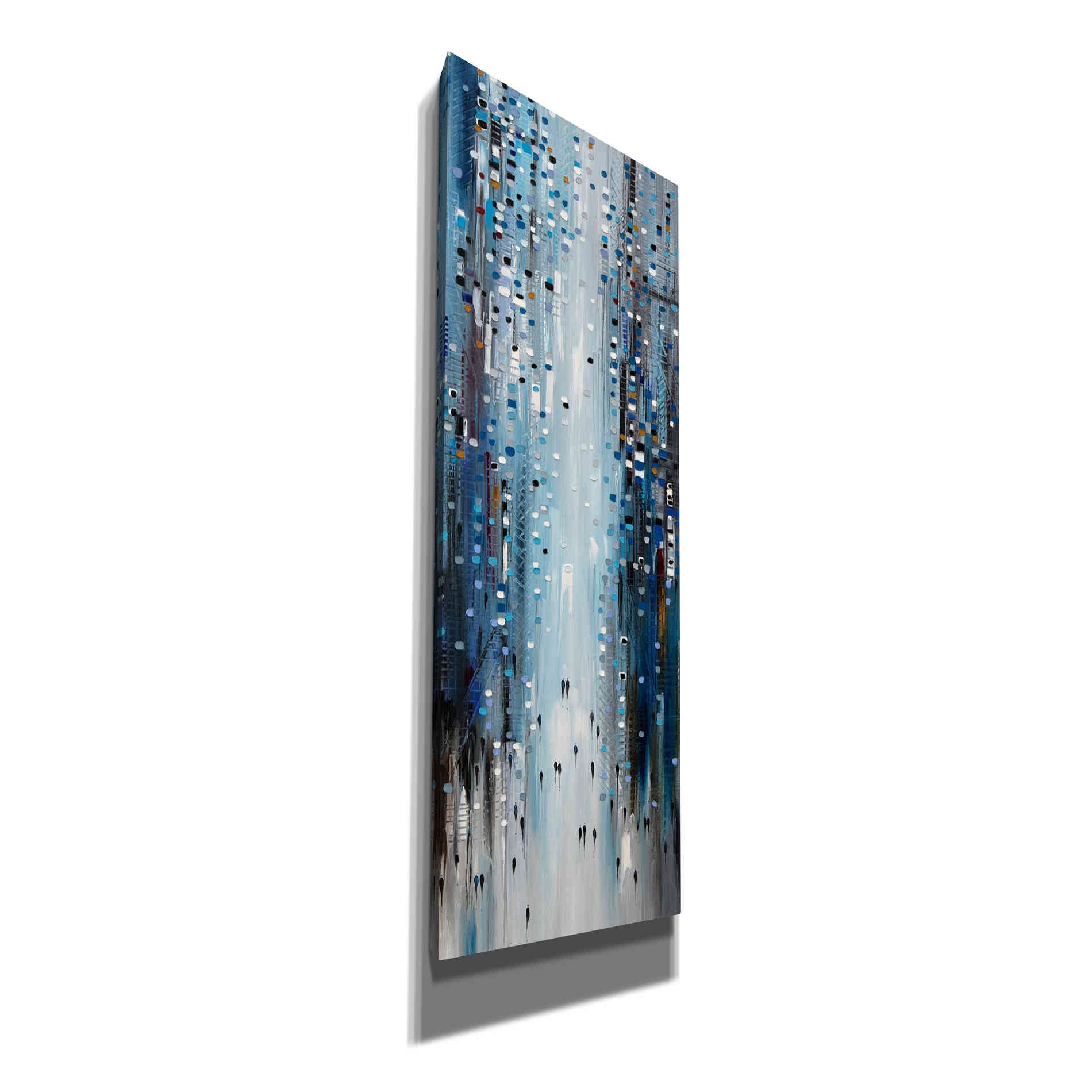 'City Blues' by Ekaterina Ermilkina, Canvas Wall Art
