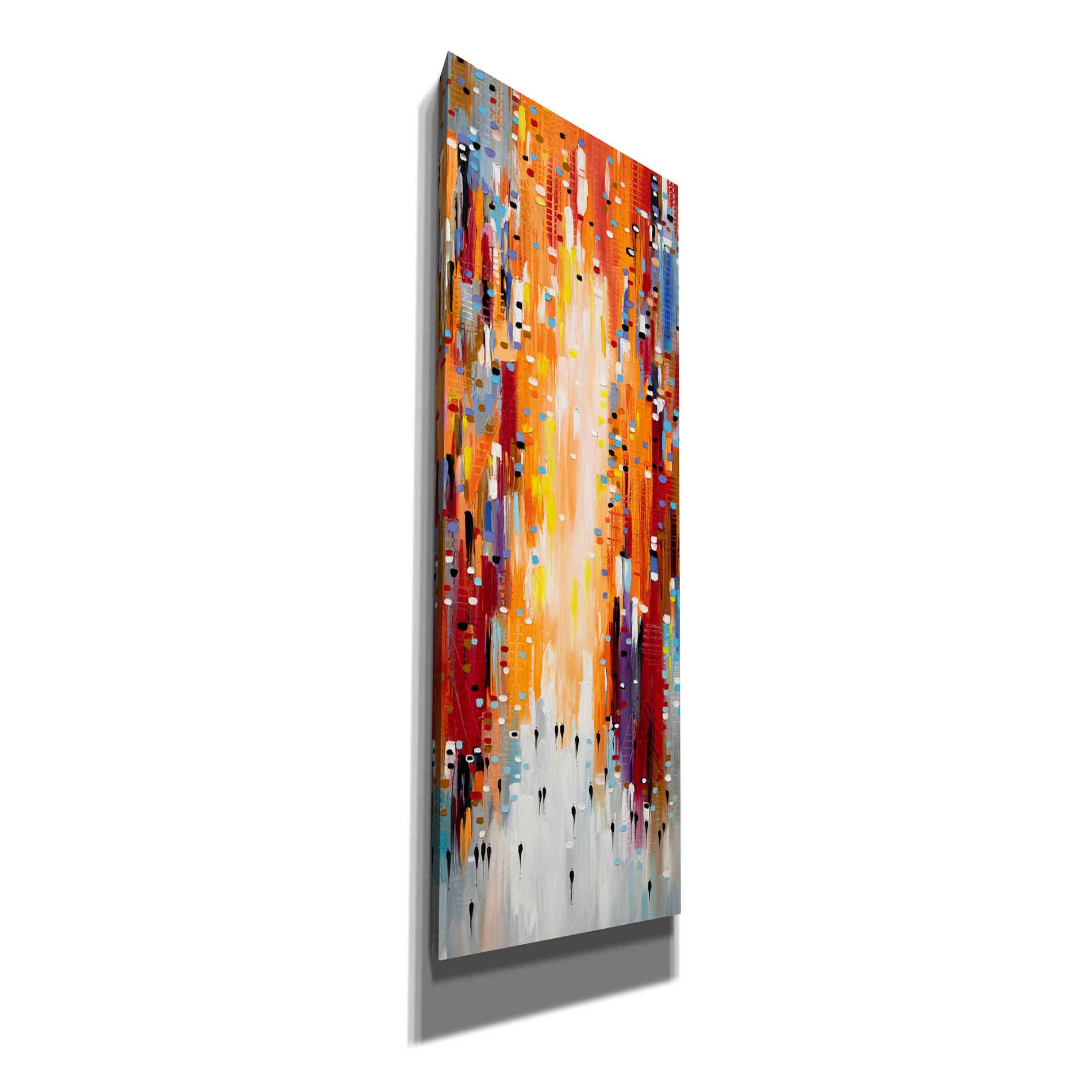 'Orange Sky' by Ekaterina Ermilkina, Canvas Wall Art