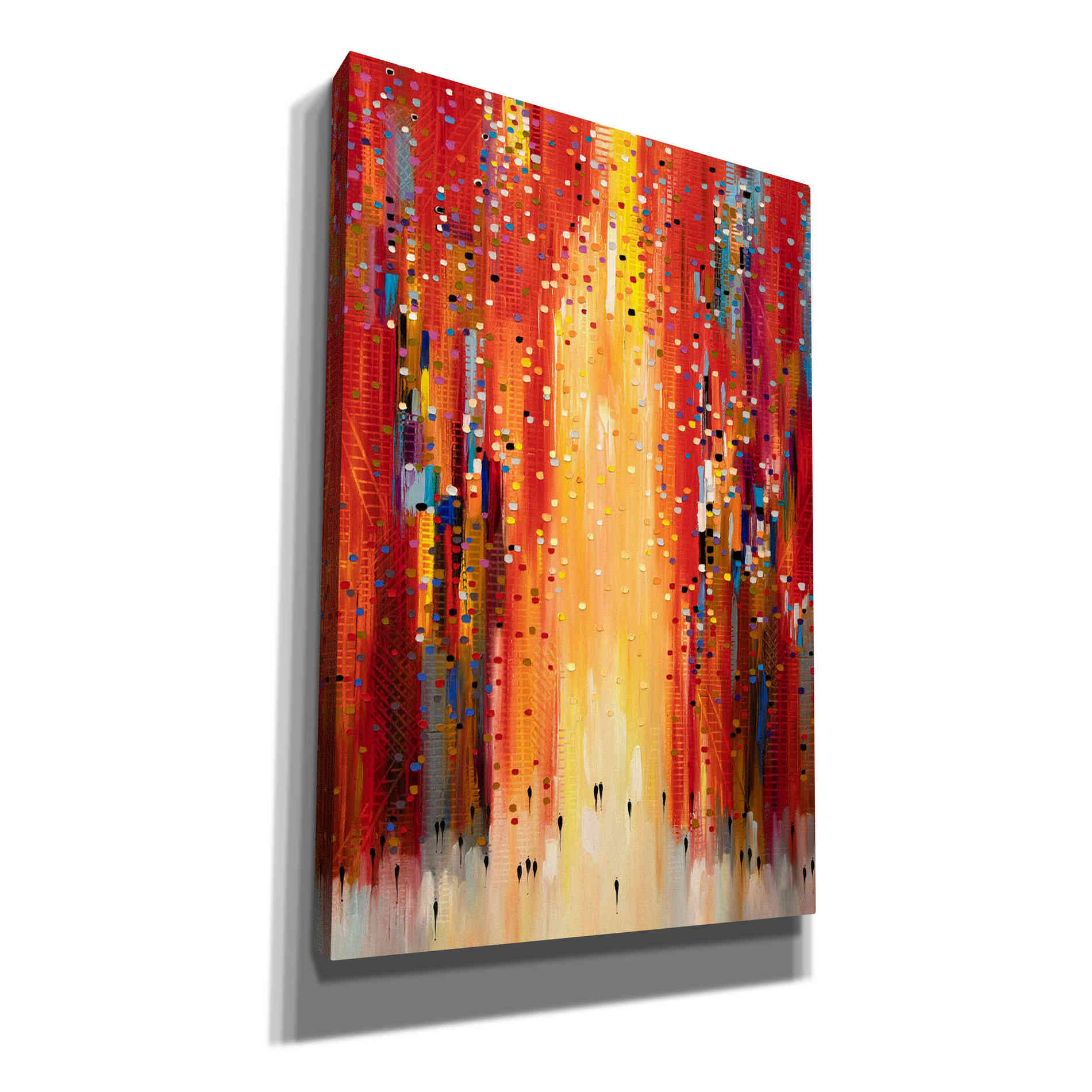 'Red Sky' by Ekaterina Ermilkina, Canvas Wall Art