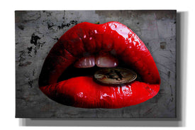 'Bit Me Bitcoin' by Canvas Wall Art