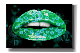 'Bitcoin Milkshake Turquoise' by Canvas Wall Art