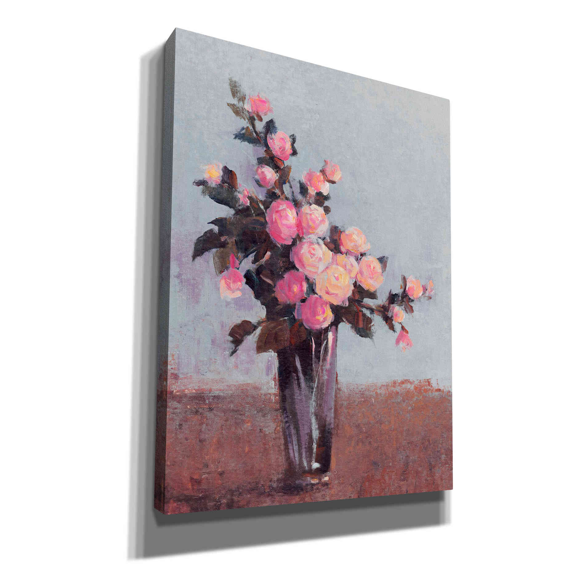 'Soft Lit Roses II' by Tim O'Toole, Canvas Wall Art