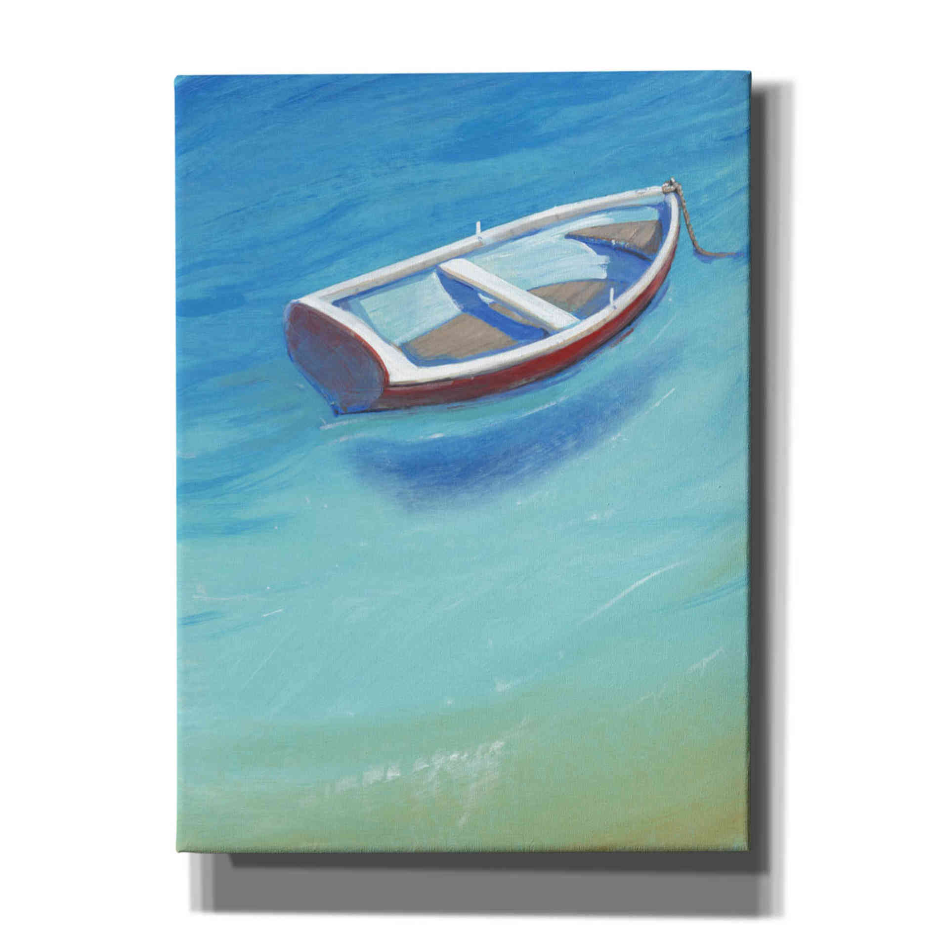 'Anchored Dingy II' by Tim O'Toole, Canvas Wall Art