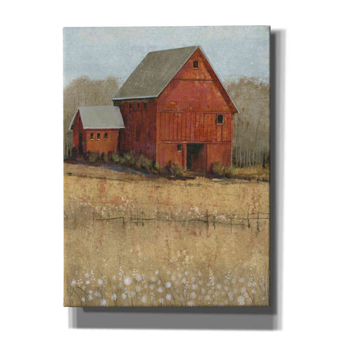 Image of 'Red Barn View II' by Tim O'Toole, Canvas Wall Art