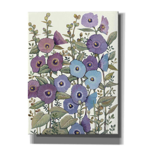 Image of 'Hollyhocks in Bloom II' by Tim O'Toole, Canvas Wall Art