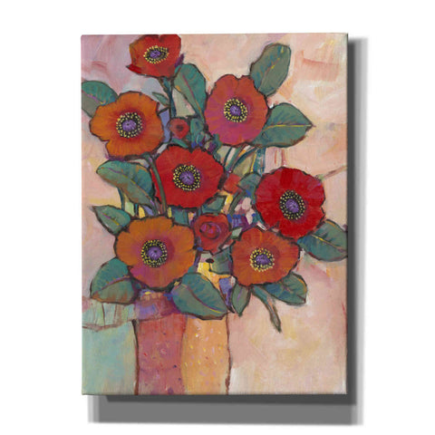 Image of 'Poppies in a Vase I' by Tim O'Toole, Canvas Wall Art