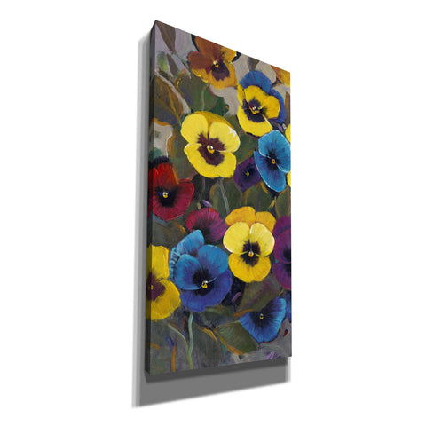 Image of 'Pansy Panel I' by Tim O'Toole, Canvas Wall Art