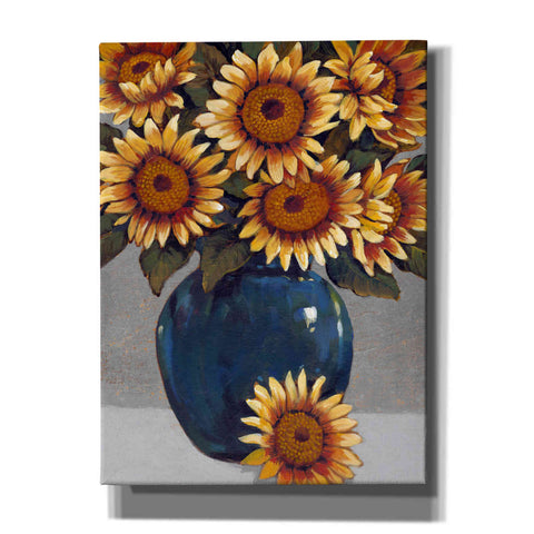 Image of 'Vase of Sunflowers I' by Tim O'Toole, Canvas Wall Art