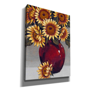 'Vase of Sunflowers II' by Tim O'Toole, Canvas Wall Art