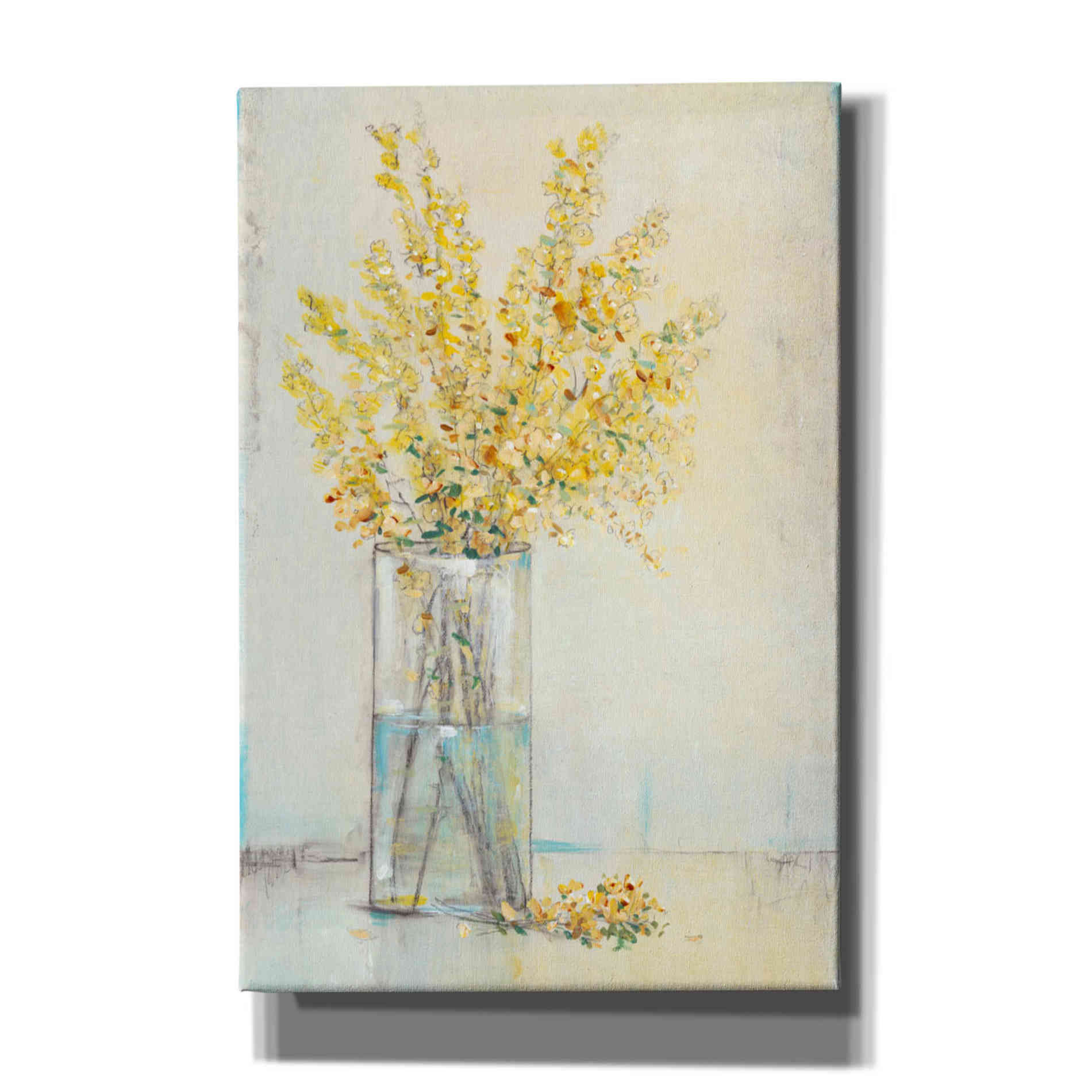 'Yellow Spray in Vase II' by Tim O'Toole, Canvas Wall Art
