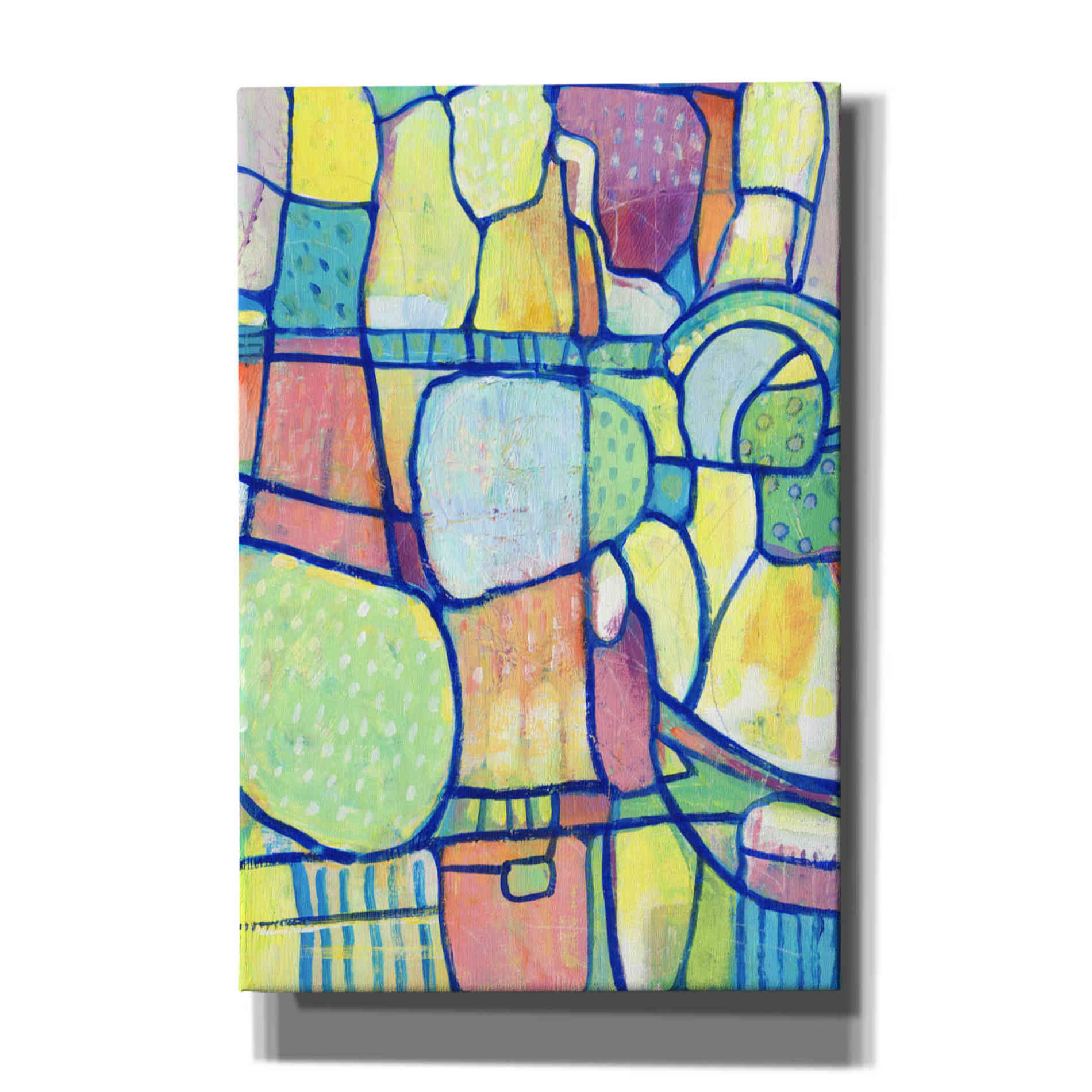 'Stained Glass Composition I' by Tim O'Toole, Canvas Wall Art