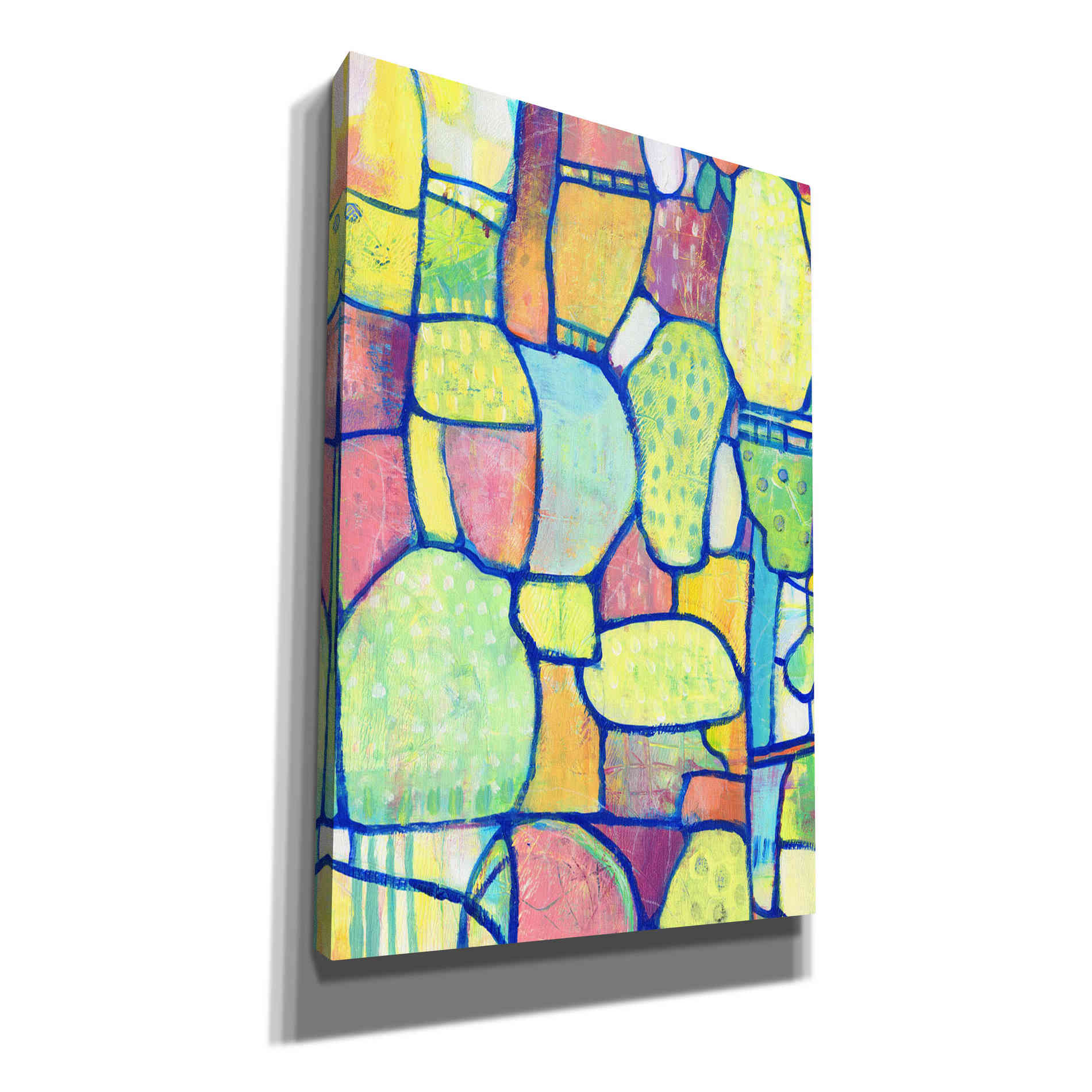 'Stained Glass Composition II' by Tim O'Toole, Canvas Wall Art