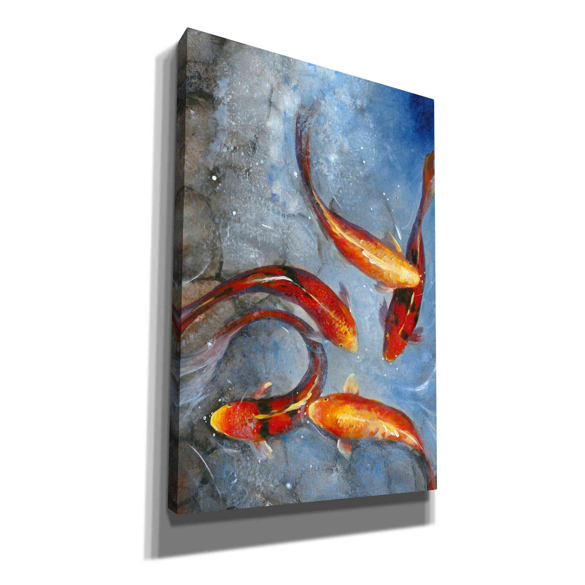 'Graceful Koi I' by Tim O'Toole, Canvas Wall Art
