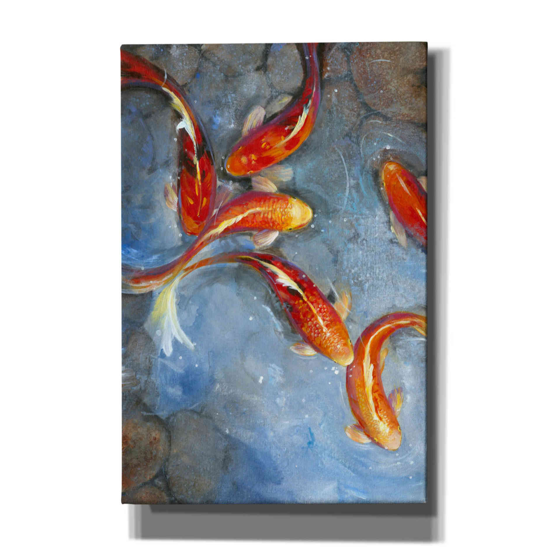 'Graceful Koi II' by Tim O'Toole, Canvas Wall Art