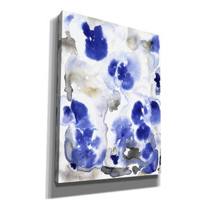 'Blue Pansies I' by Tim O'Toole, Canvas Wall Art