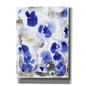 'Blue Pansies I' by Tim O'Toole, Canvas Wall Art