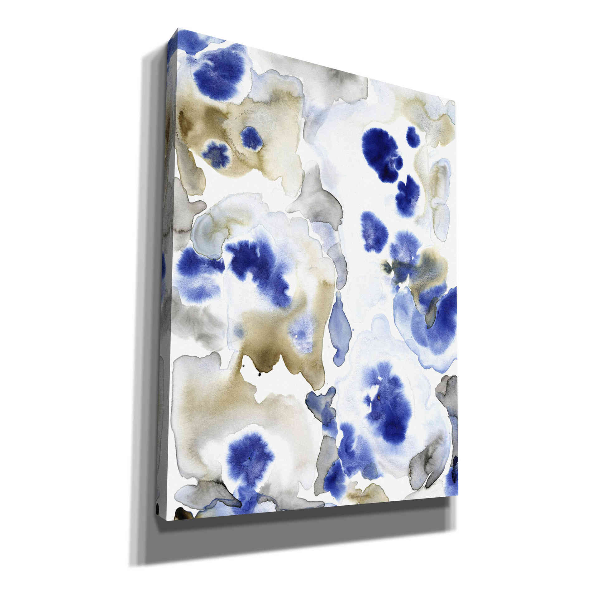 'Blue Pansies II' by Tim O'Toole, Canvas Wall Art