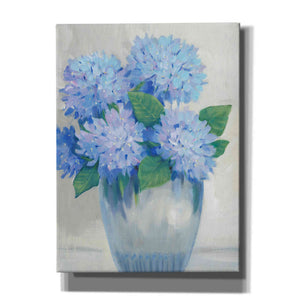 'Blue Hydrangeas in Vase II' by Tim O'Toole, Canvas Wall Art