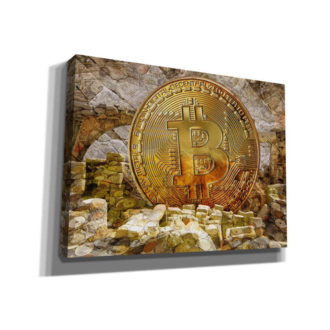 Image of 'Bitcoin New Age Four' by Steve Hunziker, Canvas Wall Art