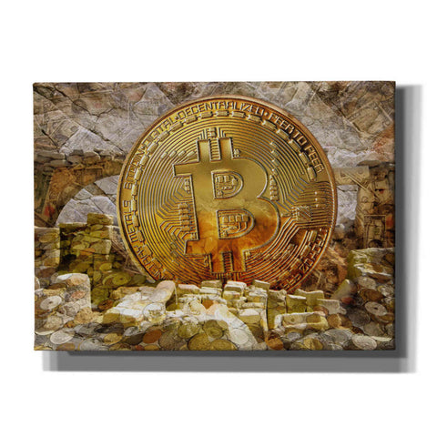 Image of 'Bitcoin New Age Four' by Steve Hunziker, Canvas Wall Art
