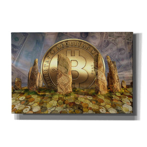 'Bitcoin New Age Three' by Steve Hunziker, Canvas Wall Art