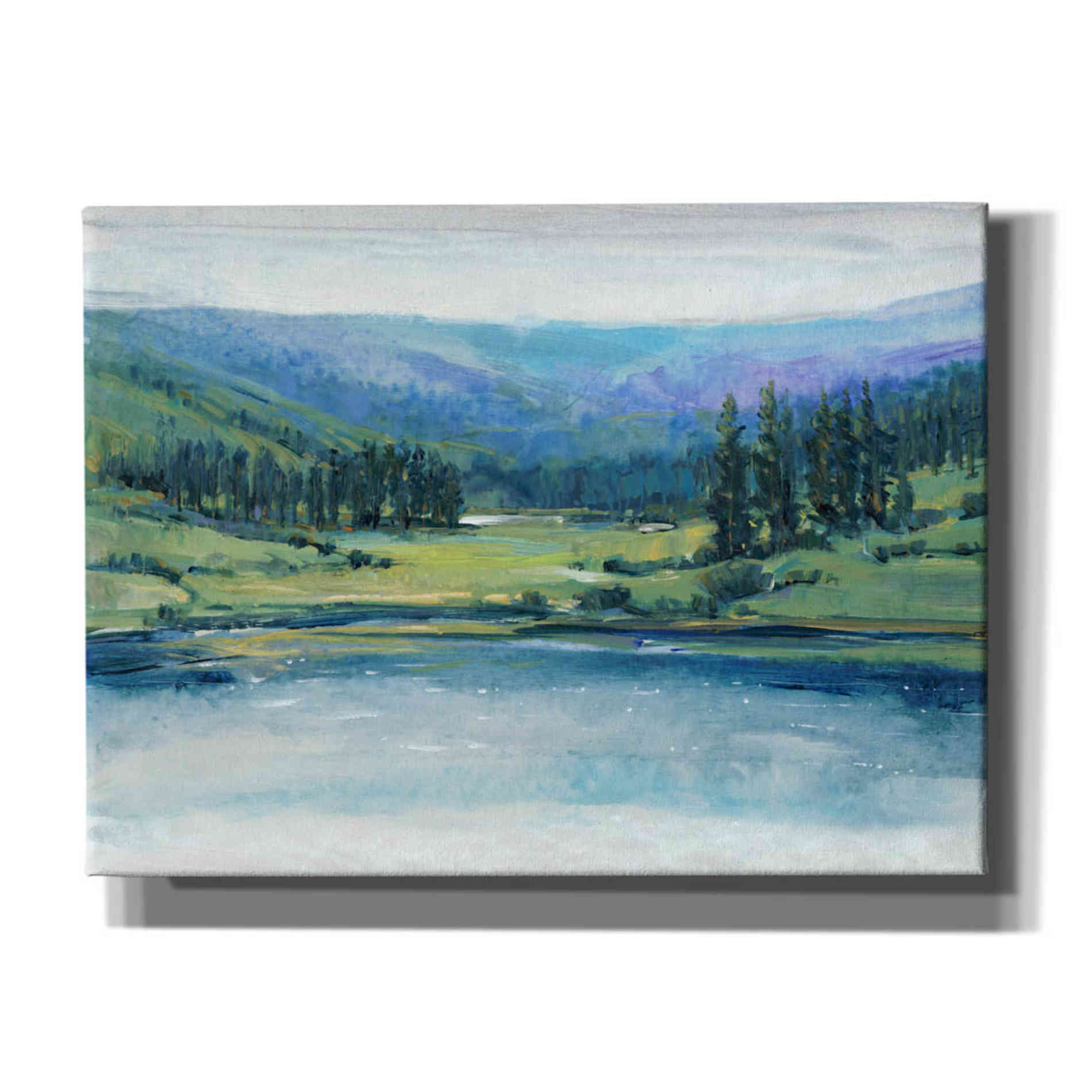 'Mountain Lake I' by Tim O'Toole, Canvas Wall Art