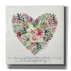 'Love is Patient Flower Heart' by Cindy Jacobs, Canvas Wall Art