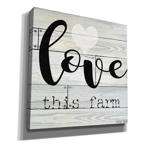 Image of 'Love This Farm' by Cindy Jacobs, Canvas Wall Art