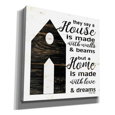 Image of 'A Houseâ€¦' by Cindy Jacobs, Canvas Wall Art