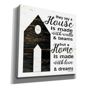 'A Houseâ€¦' by Cindy Jacobs, Canvas Wall Art