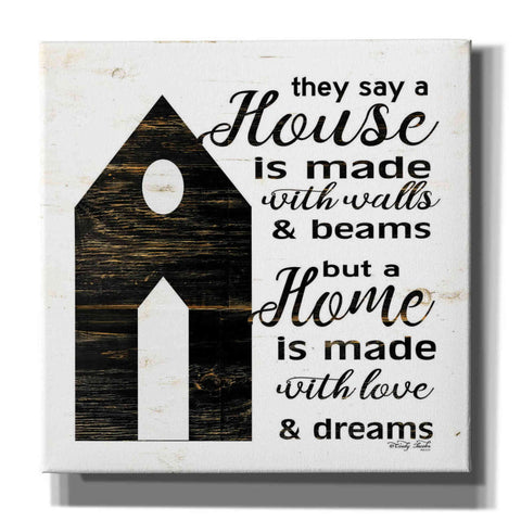 Image of 'A Houseâ€¦' by Cindy Jacobs, Canvas Wall Art