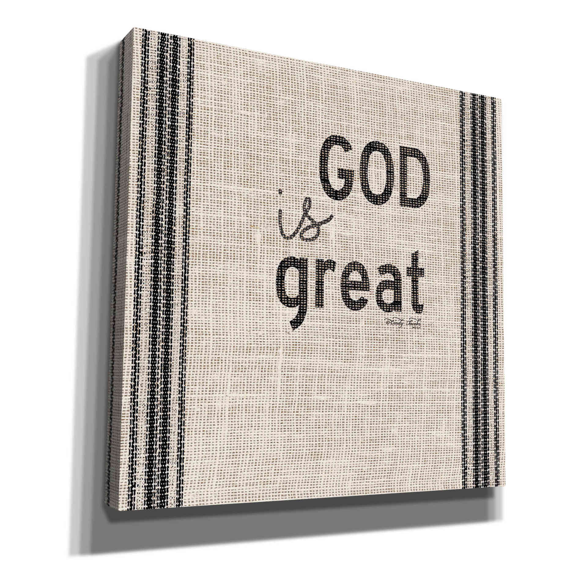 'God is Great' by Cindy Jacobs, Canvas Wall Art