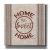 'Home Sweet Home Embroidery' by Cindy Jacobs, Canvas Wall Art