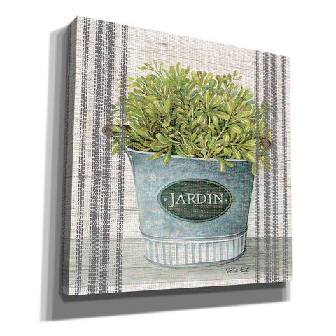 Image of 'Galvanized Jardin' by Cindy Jacobs, Canvas Wall Art