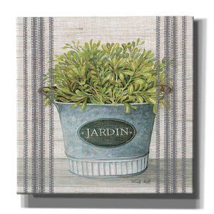 'Galvanized Jardin' by Cindy Jacobs, Canvas Wall Art