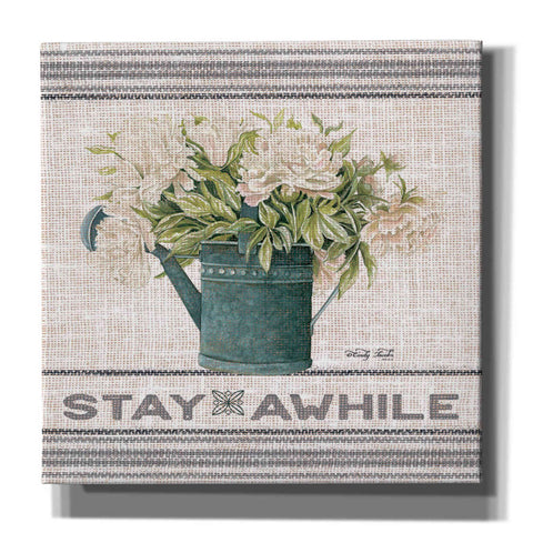 Image of 'Galvanized Peonies Stay Awhile' by Cindy Jacobs, Canvas Wall Art