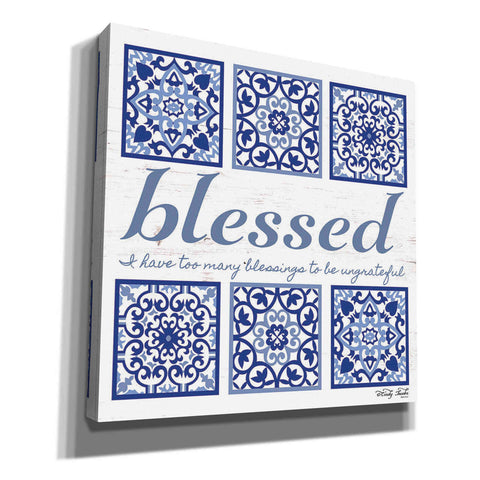 Image of 'Blessed Tile' by Cindy Jacobs, Canvas Wall Art