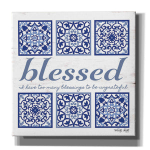 'Blessed Tile' by Cindy Jacobs, Canvas Wall Art