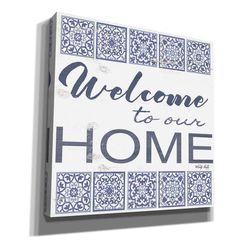 Image of 'Welcome to Our Home Tile' by Cindy Jacobs, Canvas Wall Art