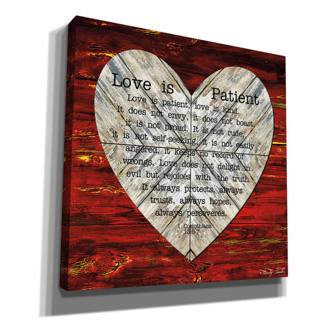 Image of 'Love is Patient' by Cindy Jacobs, Canvas Wall Art