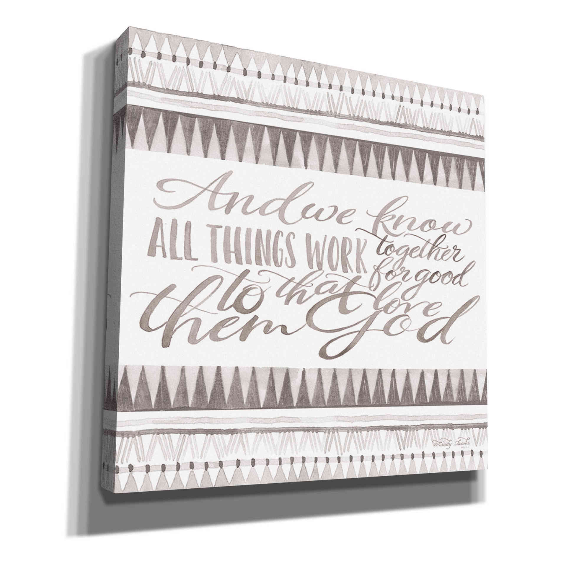 'All Things Work Together' by Cindy Jacobs, Canvas Wall Art