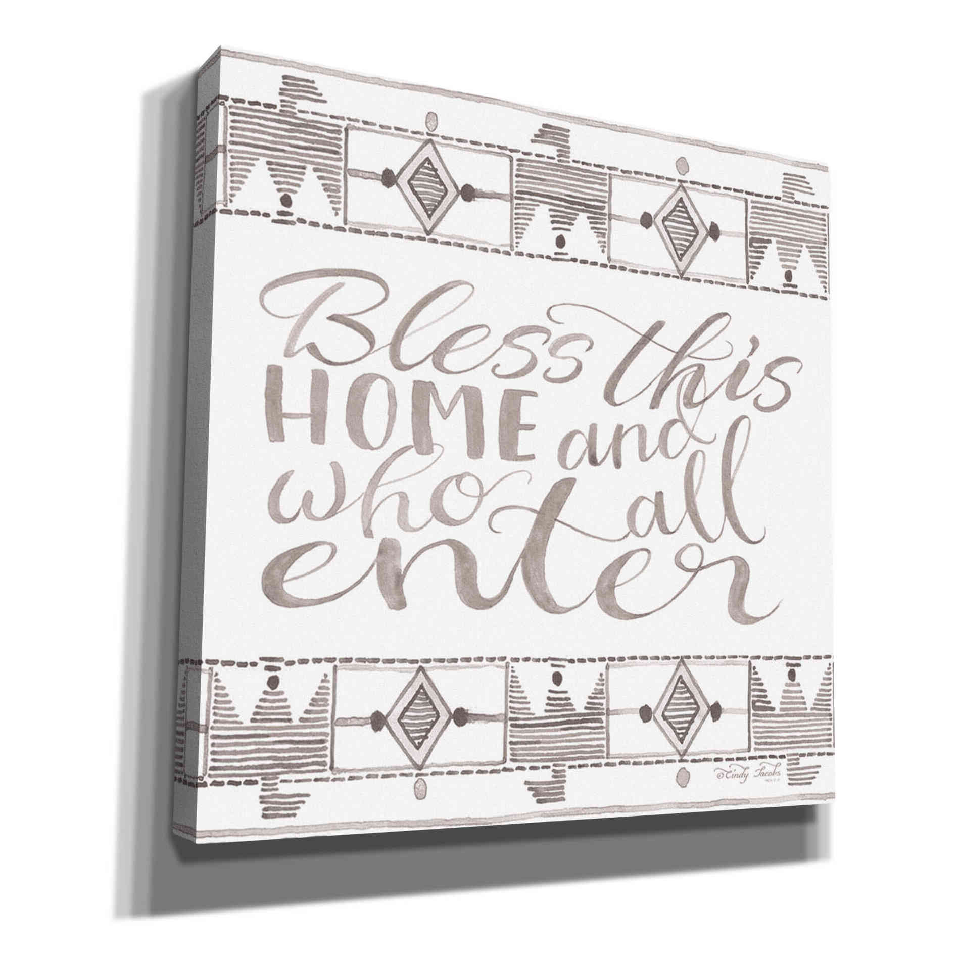 'Bless This Home' by Cindy Jacobs, Canvas Wall Art