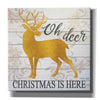 'Oh Deer Christmas is Here' by Cindy Jacobs, Canvas Wall Art